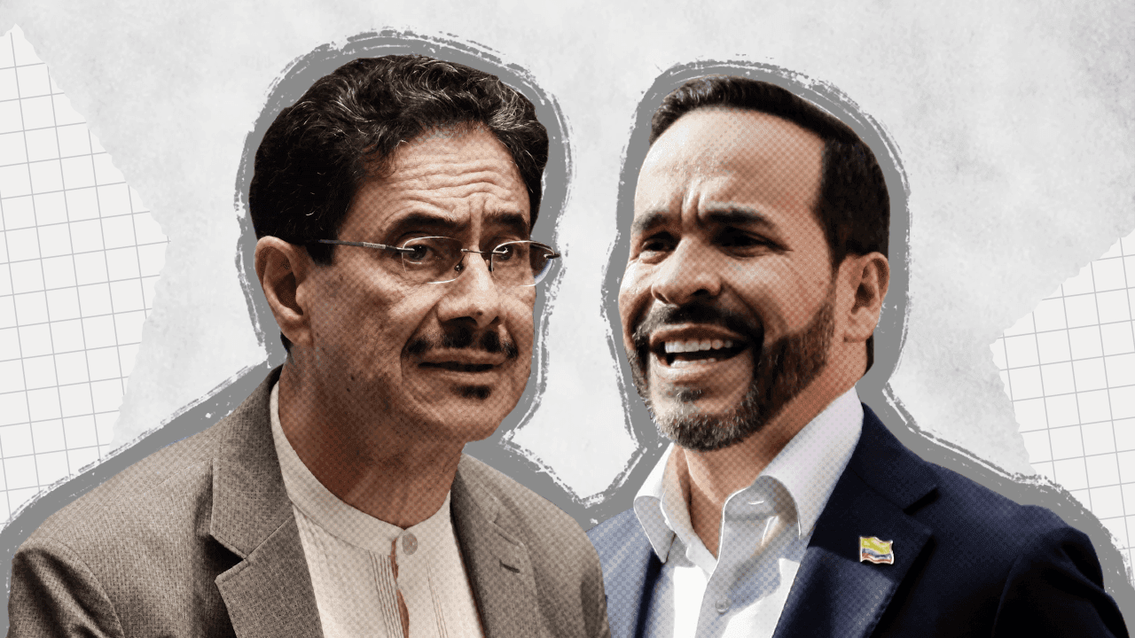 Iván Cepeda y Abelardo de la Espriella Iván Cepeda y Abelardo de la Espriella