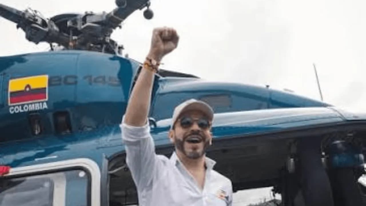 103 vuelos presidenciales en 18 días: el millonario gasto del helicóptero de De la Espriella 103 vuelos presidenciales en 18 días: el millonario gasto del helicóptero de De la Espriella