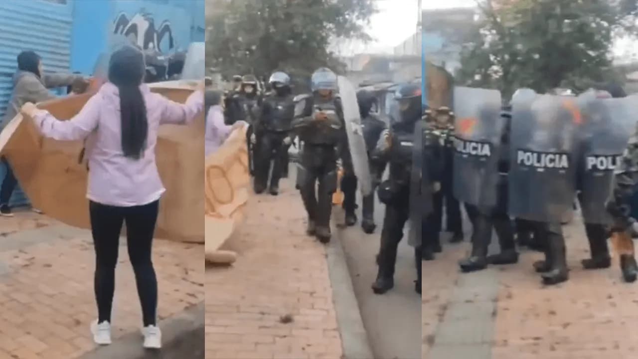 Desalojo en Fontibón en medio de disturbios deja a más de 50 animales bajo protección del Distrito Desalojo en Fontibón en medio de disturbios deja a más de 50 animales bajo protección del Distrito