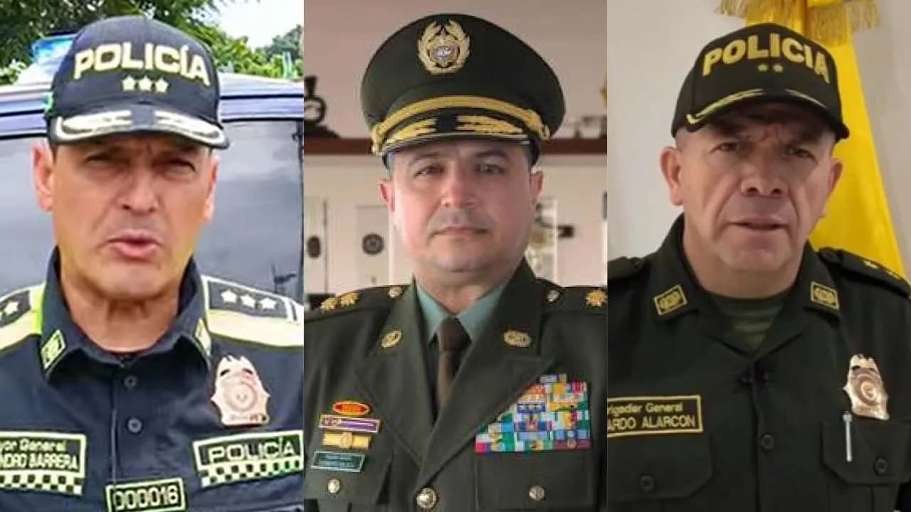 El mayor general (r) Alejandro Barrera; el mayor general (r) Norberto Mujica, y l mayor general (r) Ricardo Augusto Alarcón Campos. El mayor general (r) Alejandro Barrera; el mayor general (r) Norberto Mujica, y l mayor general (r) Ricardo Augusto Alarcón Campos.