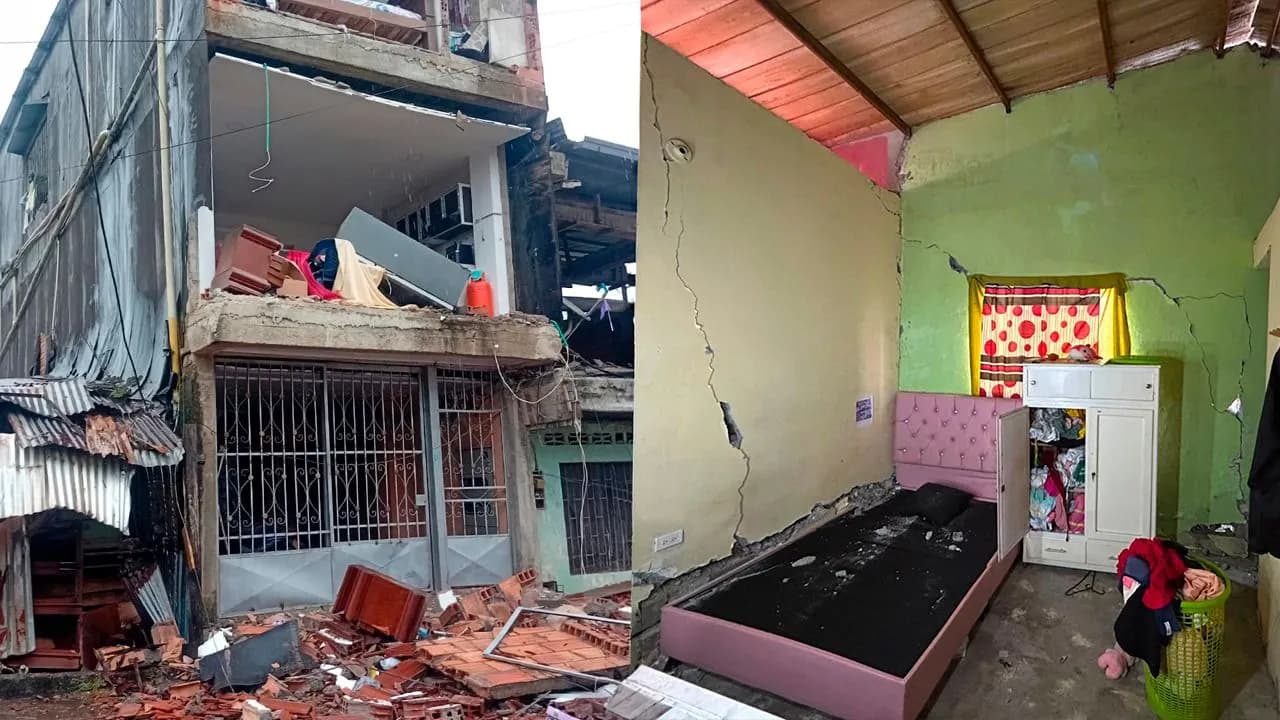 Estragos del terremoto en Quibdó. Crédito: Ana Arango Estragos del terremoto en Quibdó. Crédito: Ana Arango