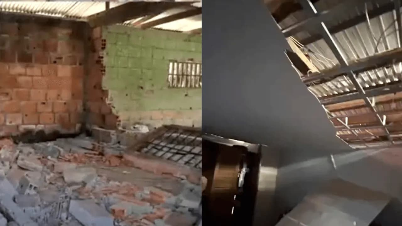 Viviendas afectadas en San José del Palmar, Chocó, epicentro del terremoto de magnitud 7.4 que sacudió a Colombia. Créditos: Personería San José del Palmar Viviendas afectadas en San José del Palmar, Chocó, epicentro del terremoto de magnitud 7.4 que sacudió a Colombia. Créditos: Personería San José del Palmar