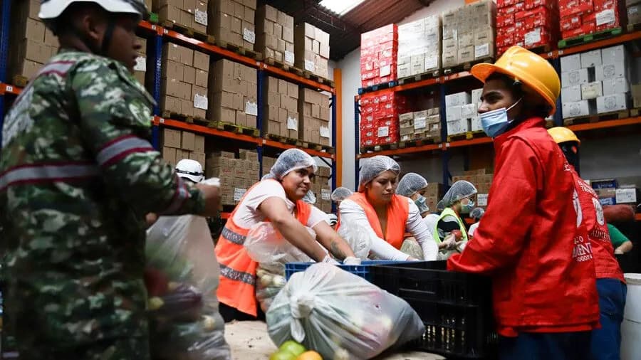A un mes del terremoto en el Chocó, Banco de Alimentos de Bogotá suma 1.300 toneladas de ayuda enviadas A un mes del terremoto en el Chocó, Banco de Alimentos de Bogotá suma 1.300 toneladas de ayuda enviadas