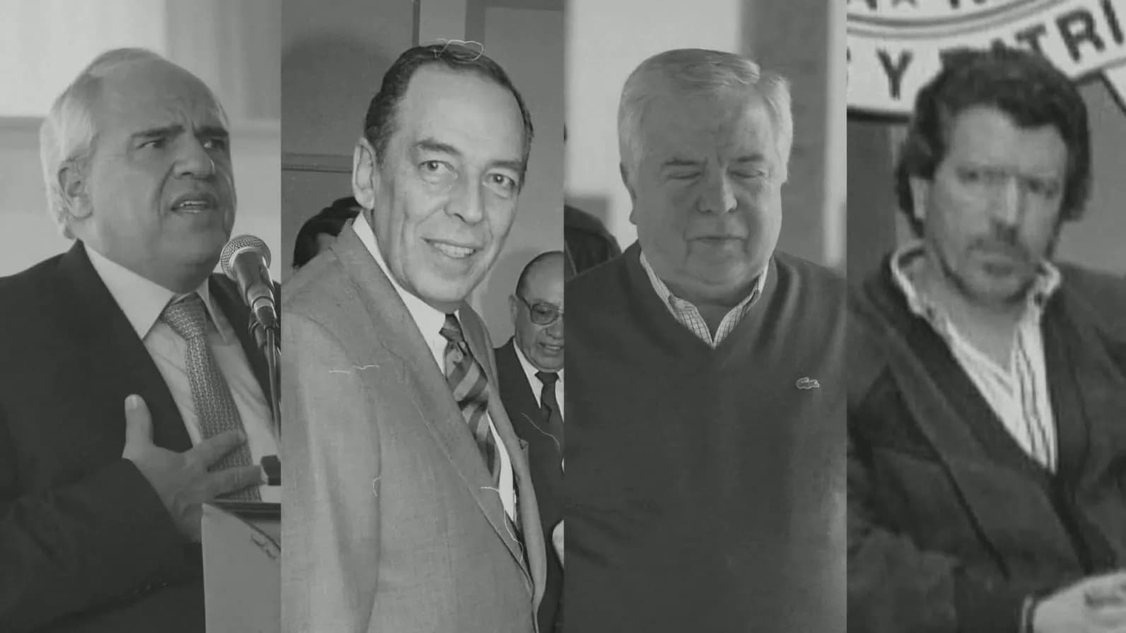 Ernesto Samper Pizano, Álvaro Gómez Hurtado, Gilberto y Miguel Rodríguez Orejuela. Fotos: Colprensa. Ernesto Samper Pizano, Álvaro Gómez Hurtado, Gilberto y Miguel Rodríguez Orejuela. Fotos: Colprensa.