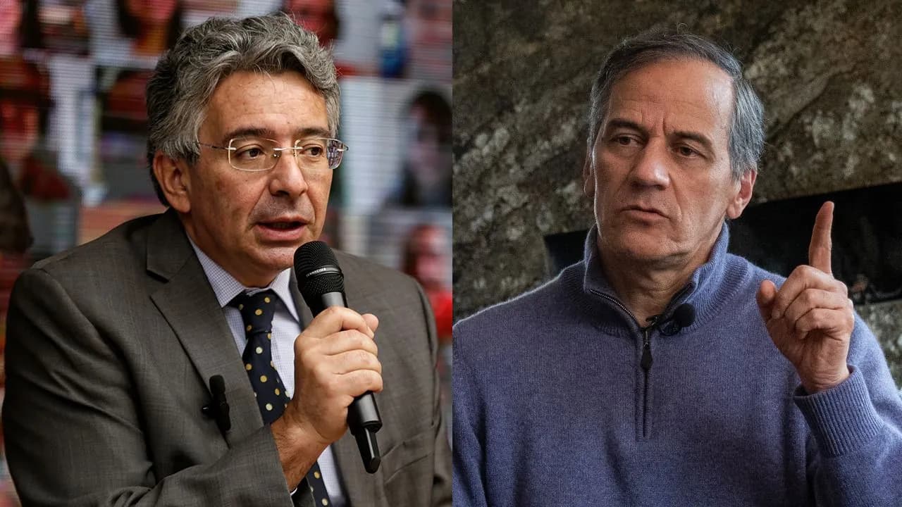 Los senadores Enrique Gómez Martínez, de Salvación Nacional, y Rafael Nieto Loaiza, del Centro Democrático. Fotos: Colprensa - Pablo David Gutiérrez / CAMBIO. Los senadores Enrique Gómez Martínez, de Salvación Nacional, y Rafael Nieto Loaiza, del Centro Democrático. Fotos: Colprensa - Pablo David Gutiérrez / CAMBIO.