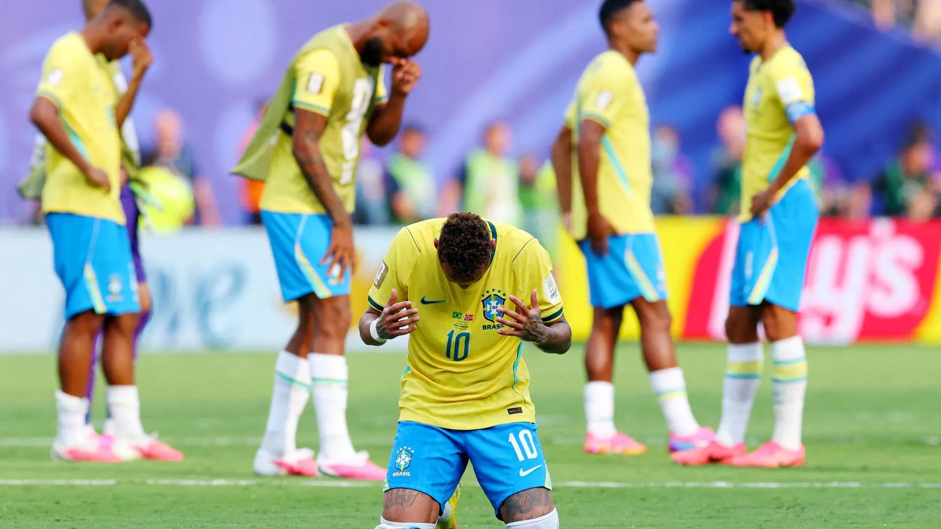 La eliminación de Brasil en el Mundial de 2026 reavivó el debate sobre el impacto del evangelismo en el fútbol brasileño. Créditos: Reuters La eliminación de Brasil en el Mundial de 2026 reavivó el debate sobre el impacto del evangelismo en el fútbol brasileño. Créditos: Reuters