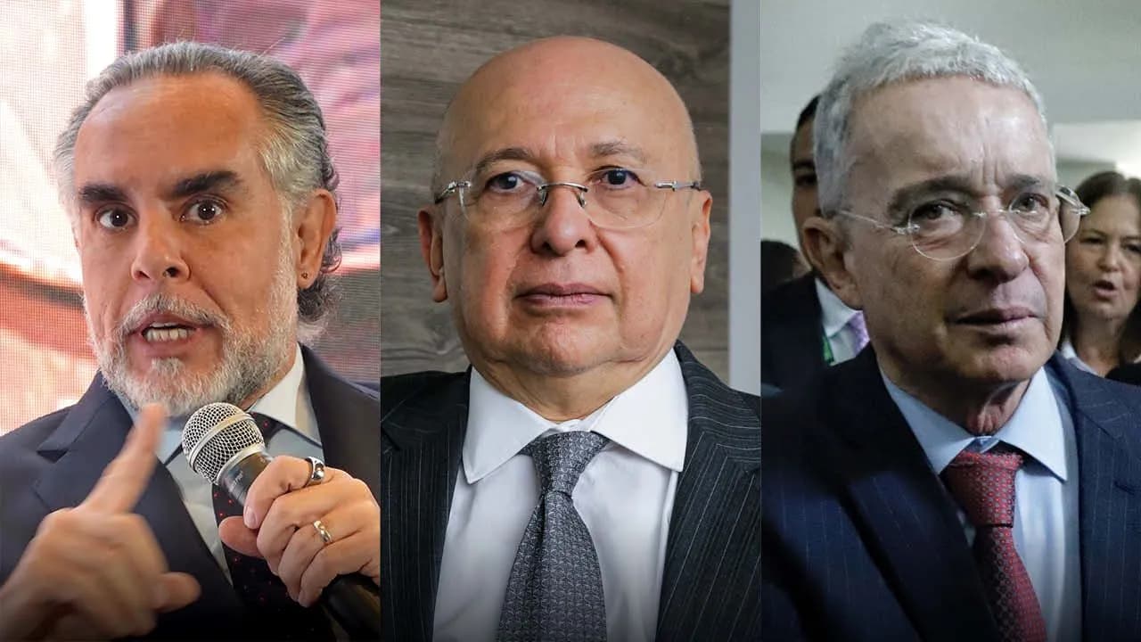 Armando Benedetti, Eduardo Montealegre y Álvaro Uribe Armando Benedetti, Eduardo Montealegre y Álvaro Uribe