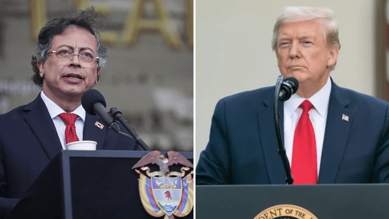 Donald Trump + Gustavo Petro Colprensa Donald Trump + Gustavo Petro Colprensa