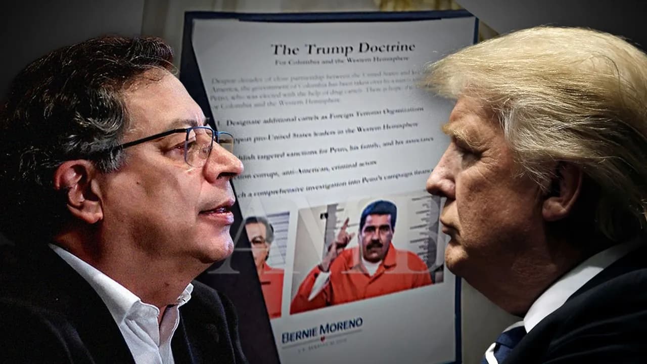 Petro y Trump, presidentes de Colombia y Estados Unidos Petro y Trump, presidentes de Colombia y Estados Unidos