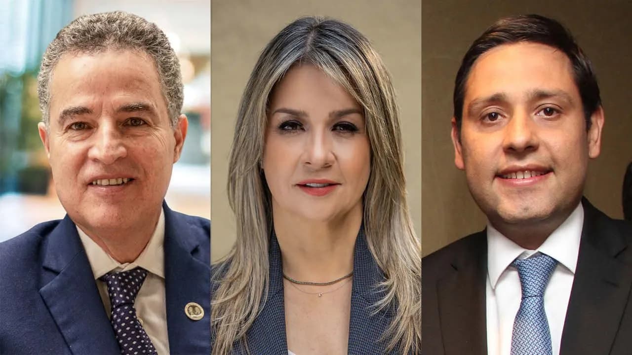 Aníbal Gaviria, Vicky Dávila y Mauricio Lizcano. crédito: Prensa campañas / Colprensa Aníbal Gaviria, Vicky Dávila y Mauricio Lizcano. crédito: Prensa campañas / Colprensa