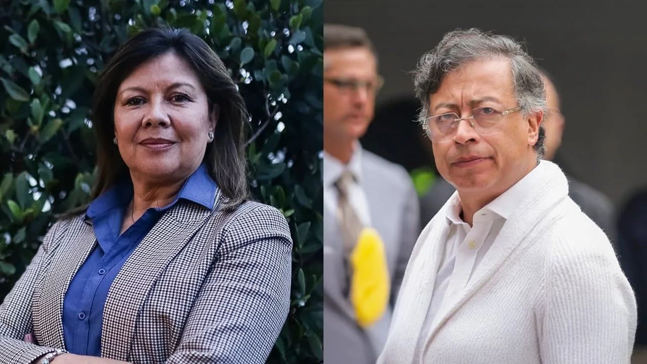 La fiscal Luz Adriana Camargo y el presidente Gustavo Petro. La fiscal Luz Adriana Camargo y el presidente Gustavo Petro.