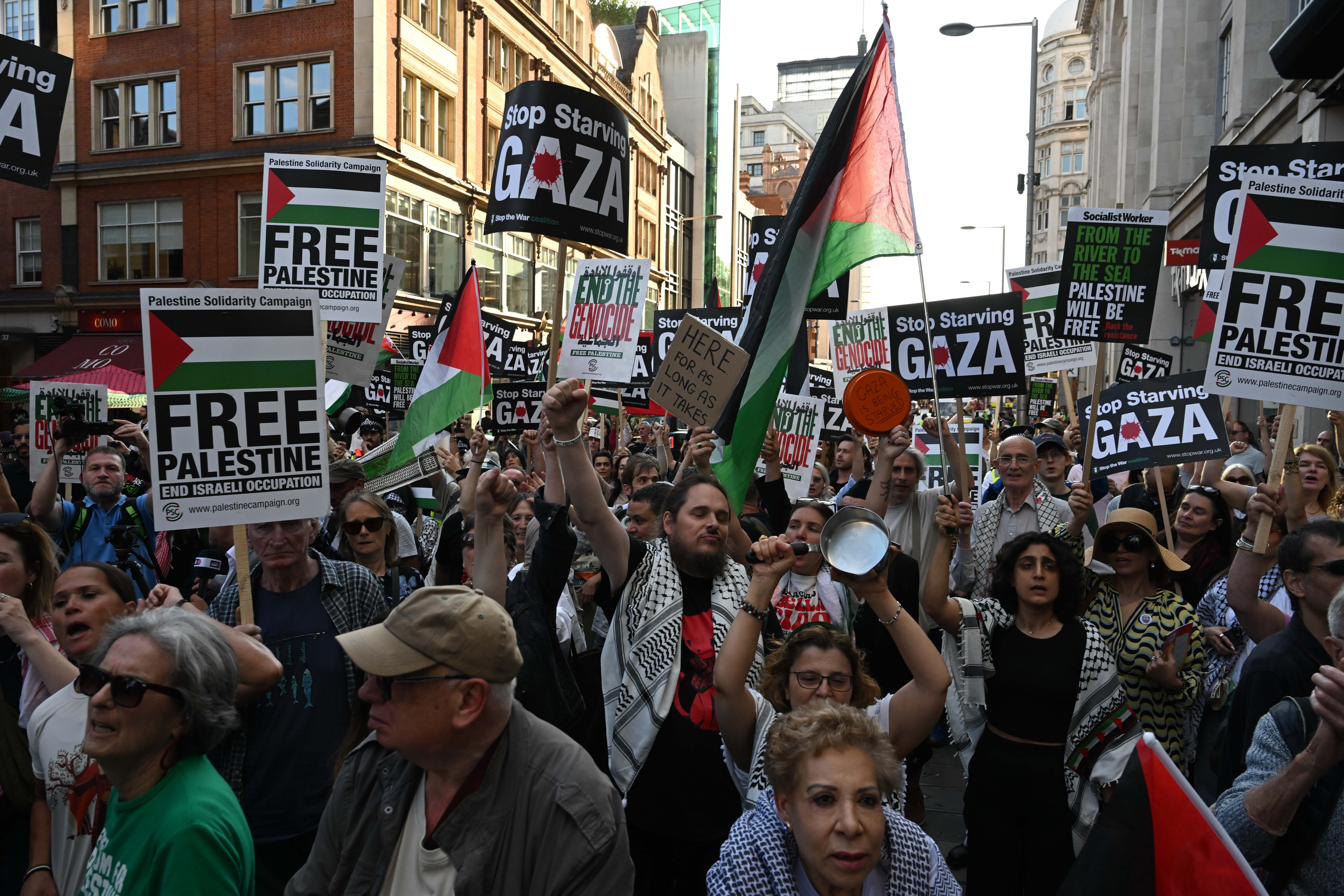 Protestas pro Palestina