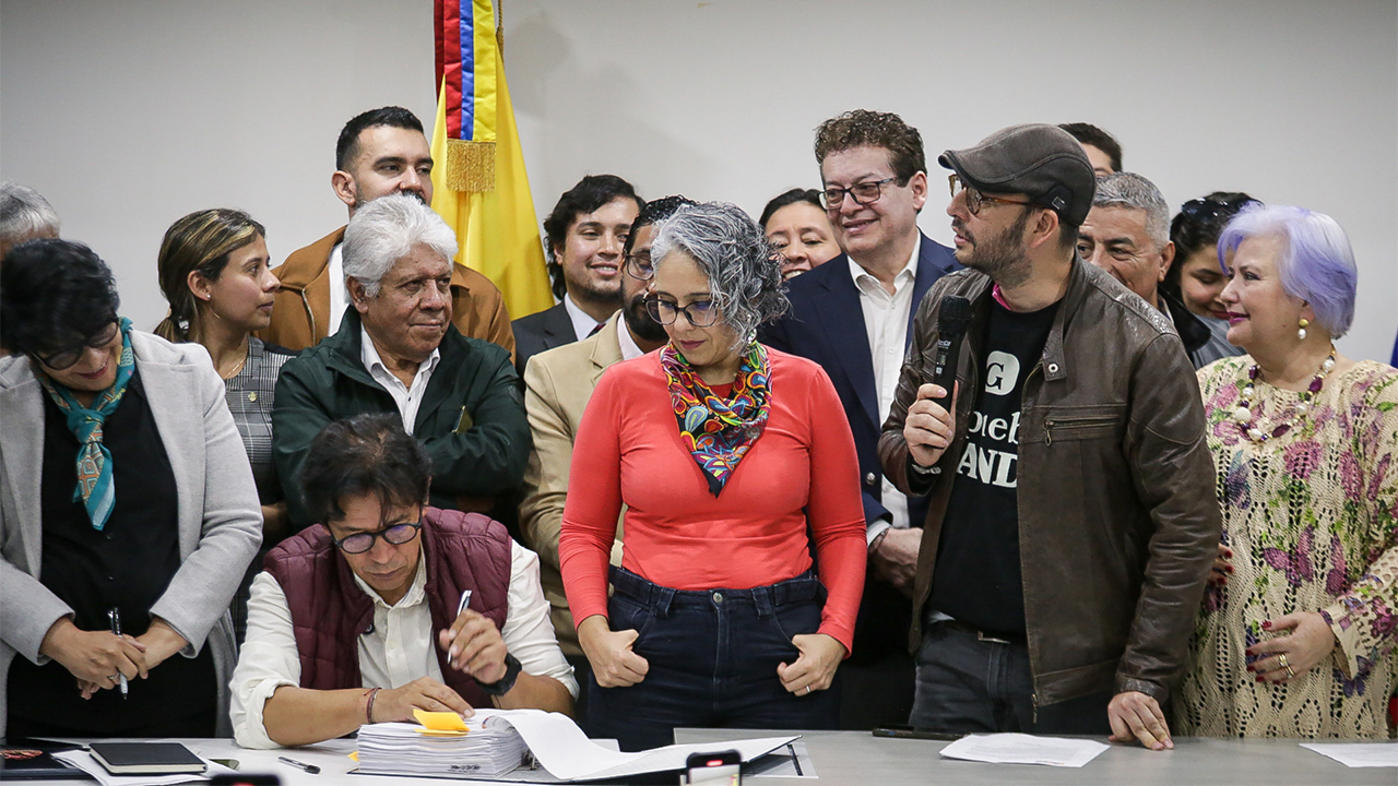 El Pacto Histórico es la coalición de partidos que llevó al presidente Petro a la Casa de Nariño. Crédito: Colprensa.