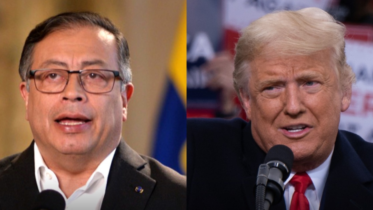 Gustavo Petro y Donald Trump