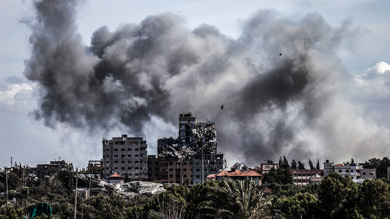 Ataque de Israel sobre Gaza. Créditos: Reuters