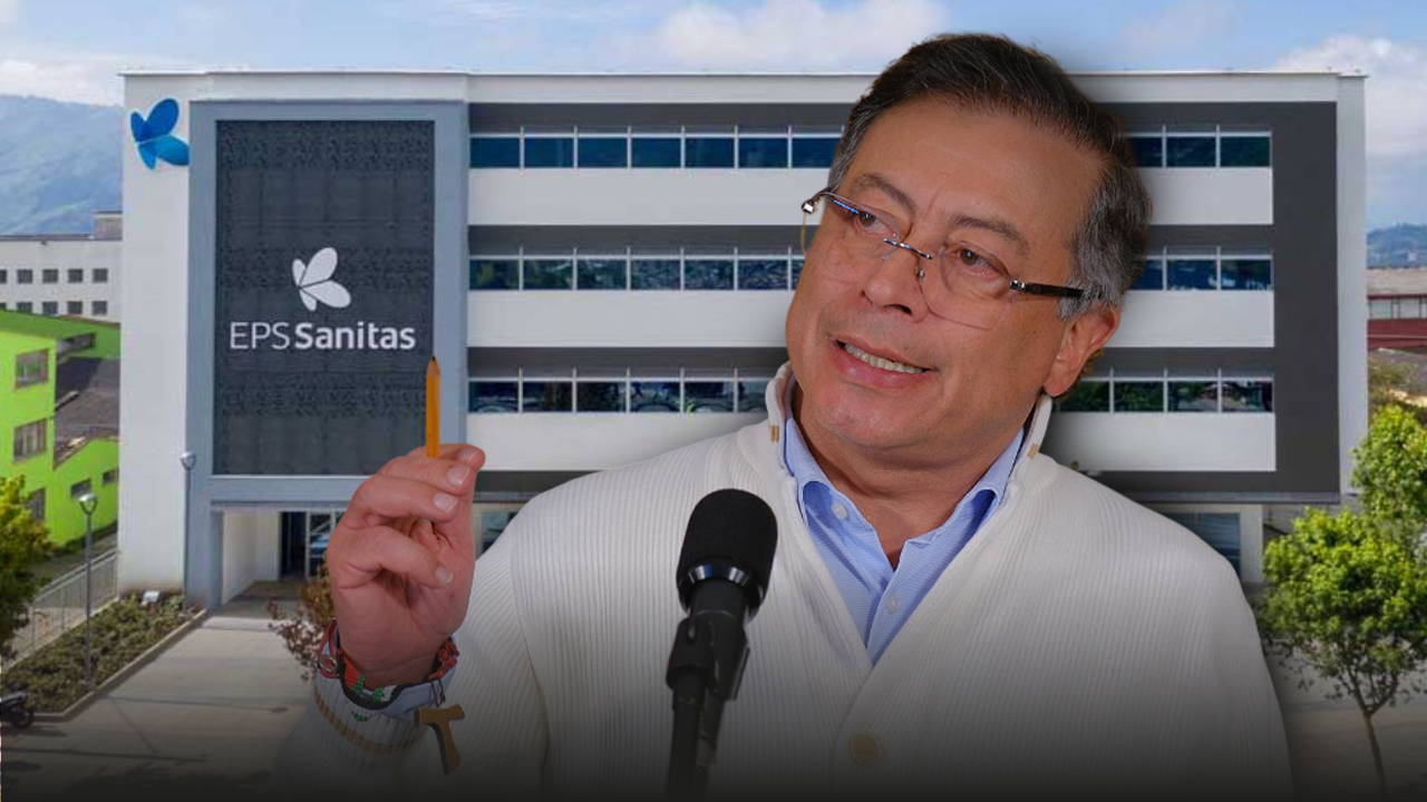 El presidente de Keralty, Joseba Grajales, anunció acciones legales contra Gustavo Petro | Foto: Fotoilustración Cambio