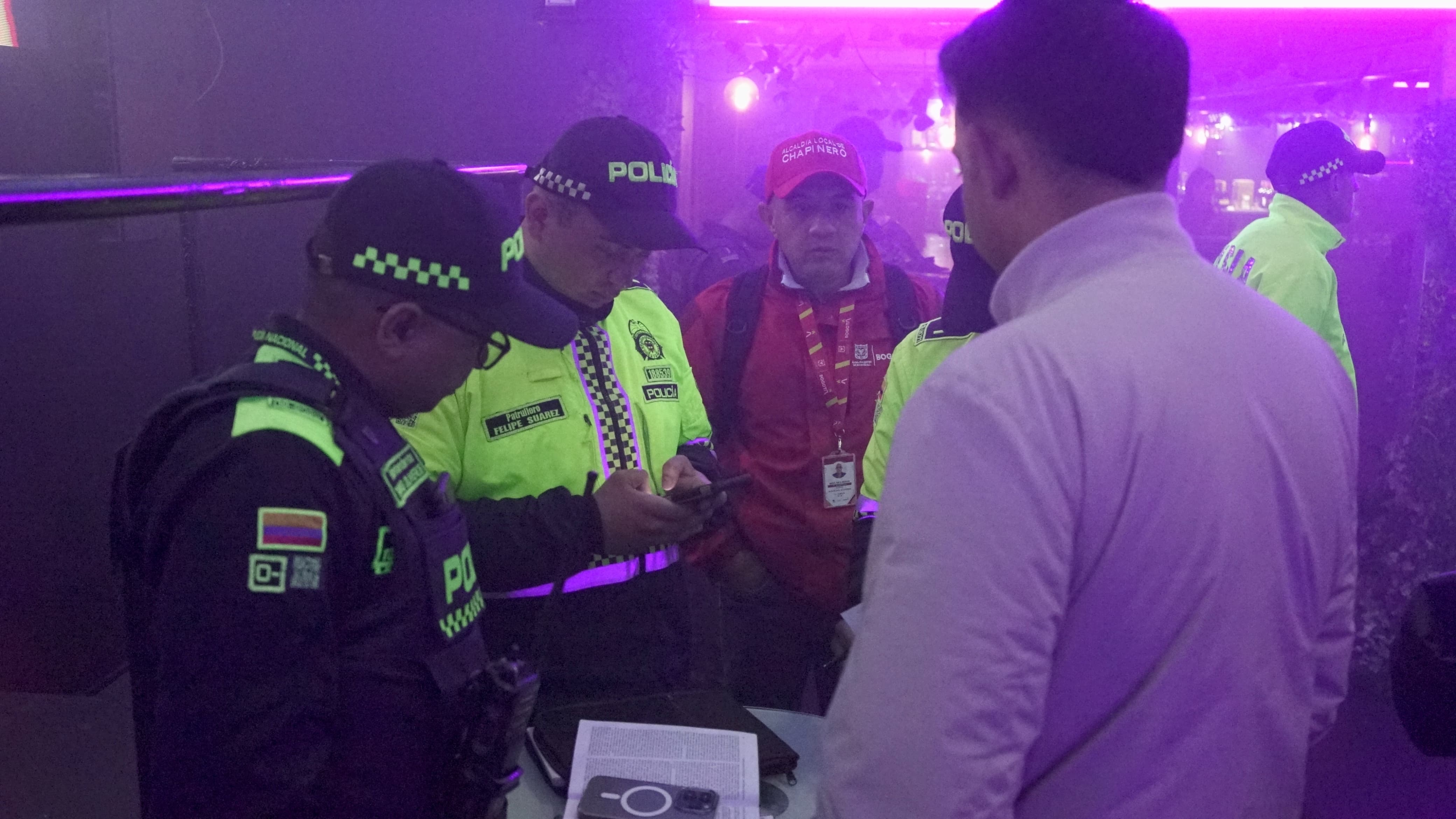 Crédito: Secretaría de Seguridad, Convivencia y Justicia. Imagen de una redada de la Policía.
