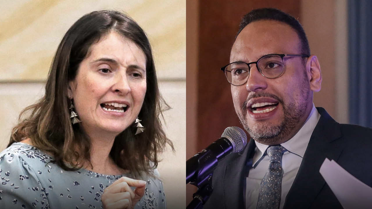Paloma Valencia y Julián Molina. Foto: Colprensa.
