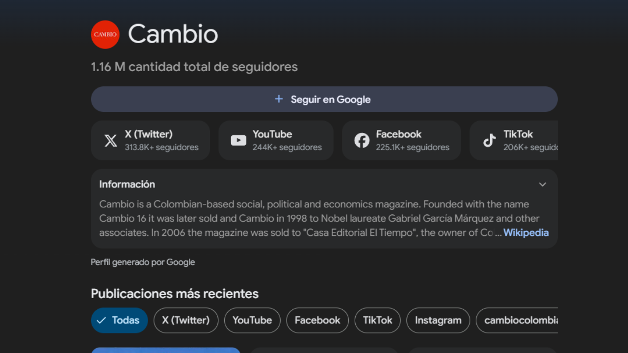 Imagen principal del artículo 'Así puede configurar Google Discover para seguir todas las noticias de CAMBIO Colombia: guía sencilla paso a paso'