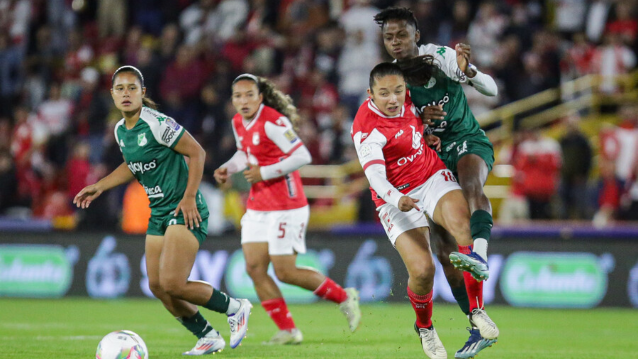 Santa Fe y Deportivo Cali se enfrentarán en la final de la Liga Femenina 2025. Crédito: Colprensa.