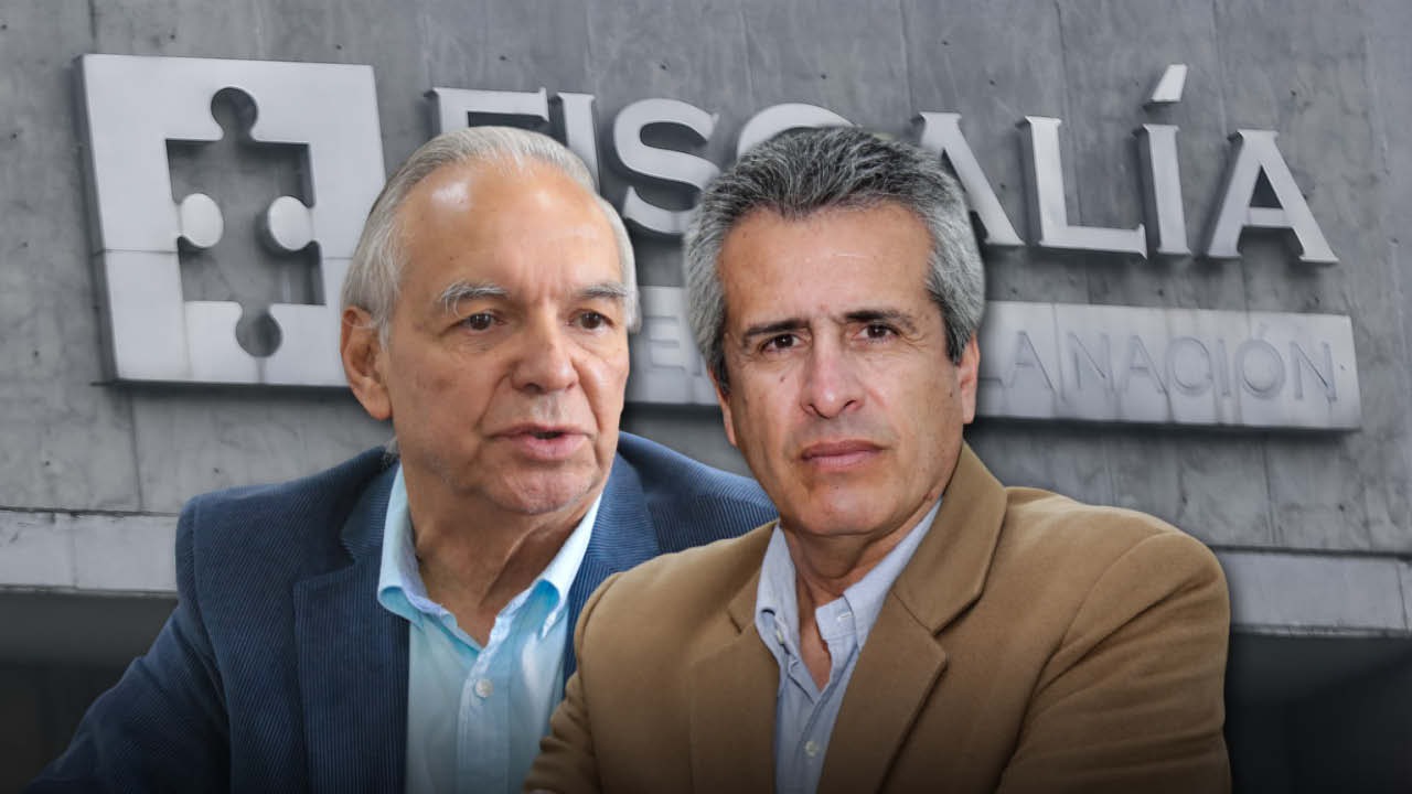 Los exministros Ricardo Bonilla y Luis Fernando Velasco.
