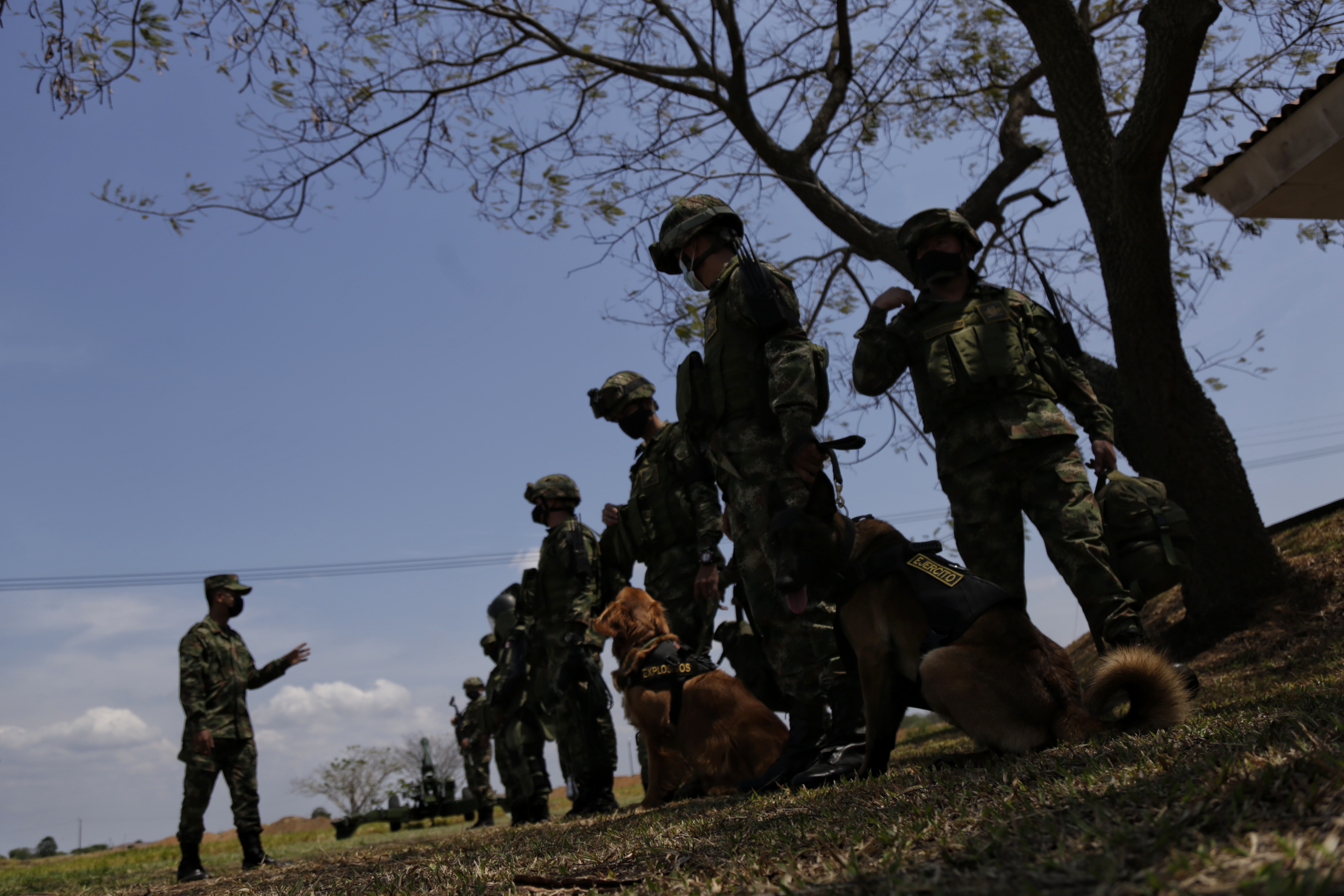 Más de nueve mil integrantes de las Fuerzas Militares hacen parte de la operación Perseo que completa un año con la misión  de retomar el control del Cañón del Micay
Crédito: Ejército Nacional