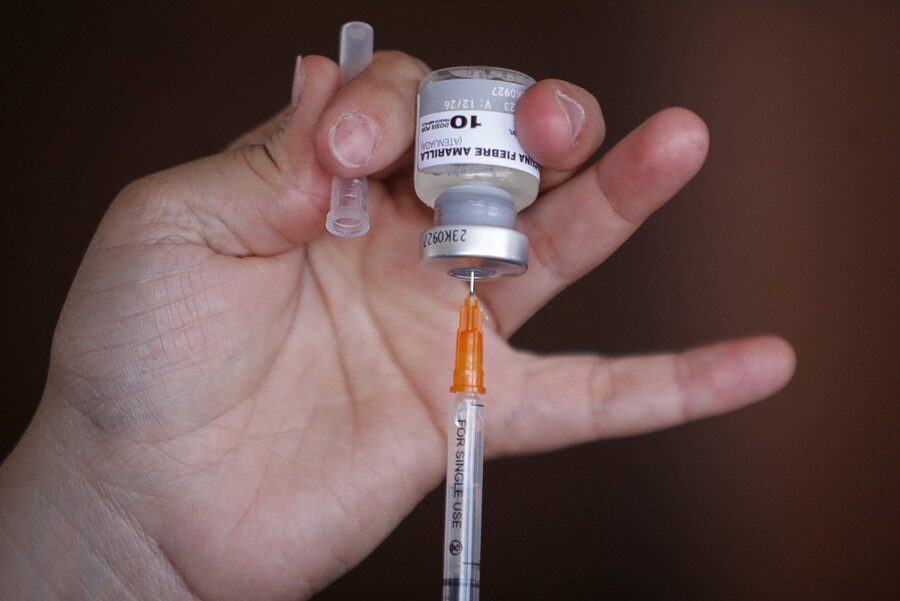 Crédito: Colprensa. Jornada de vacunación contra la fiebre amarilla.