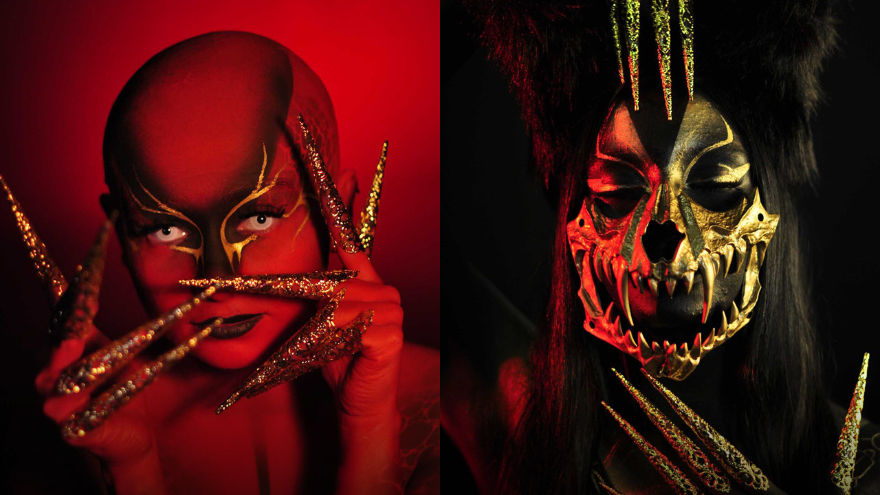 Maquillaje hecho por la estudiante Luciana Gómez. Créditos: @studio201photography