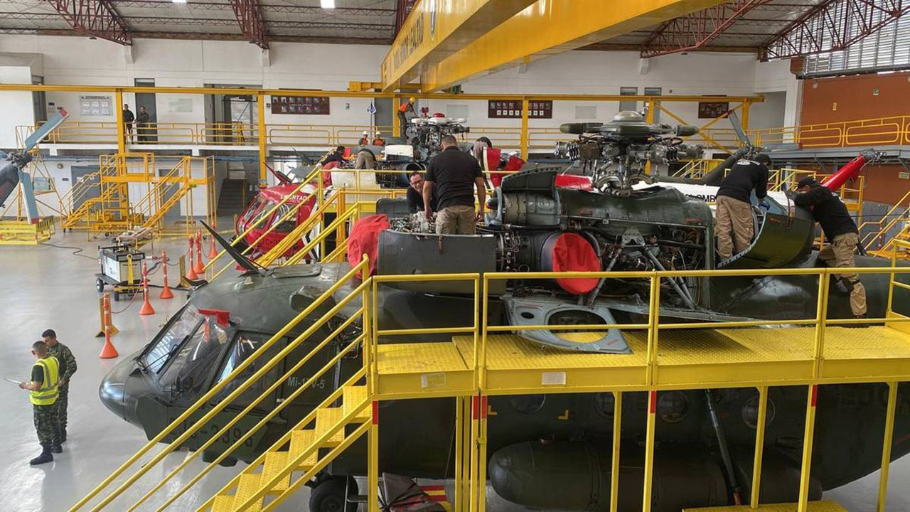 El Ministerio de Defensa espera el desembolso de 5.4 millones de dólares por parte de la empresa norteamericana Vertol Sistem.
Crédito: Ejército Nacional