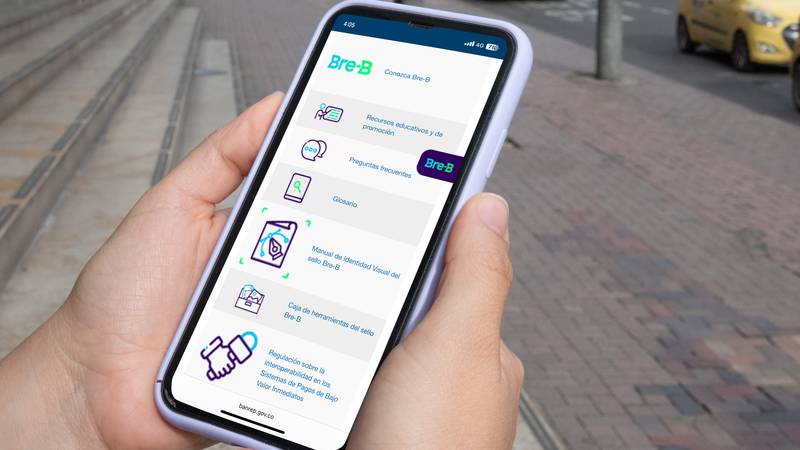 El sistema de pagos inmediatos Bre-B es una iniciativa del Banco de la República que busca facilitar la forma en que los colombianos hacen transacciones. Crédito imagen: CAMBIO.