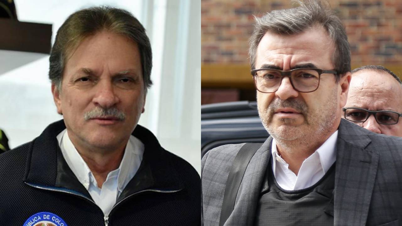 Exdirectores de la UNGRD Olmedo López y Eduardo González. Crédito foto: Colprensa - UNGRD.