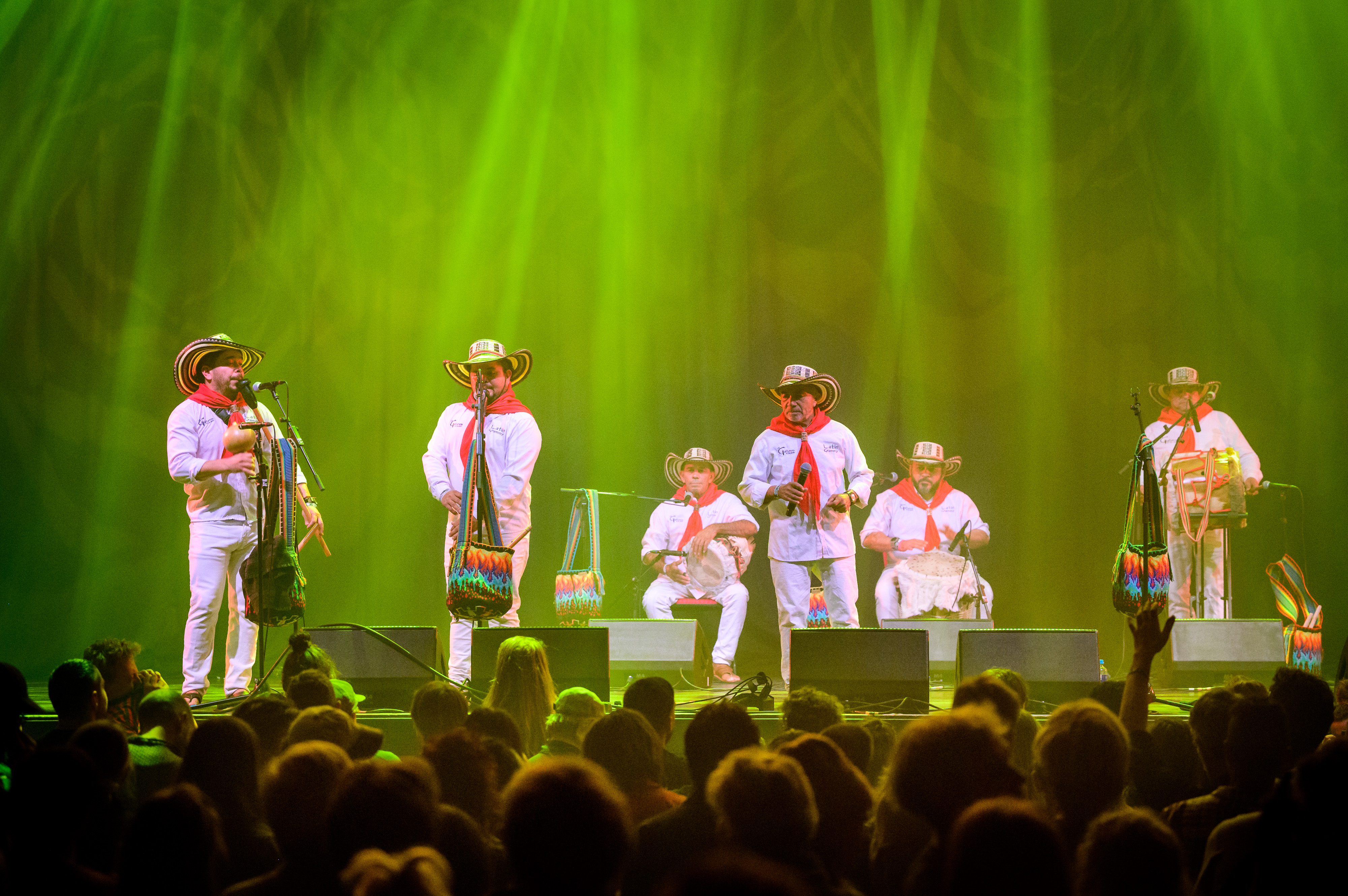 Los Gaiteros de San Jacinto durante su presentación en Utretch.