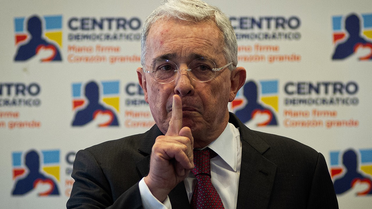 Álvaro Uribe Vélez, expresidente de Colombia y jefe natural del Centro Democrático. Foto: Reuters.