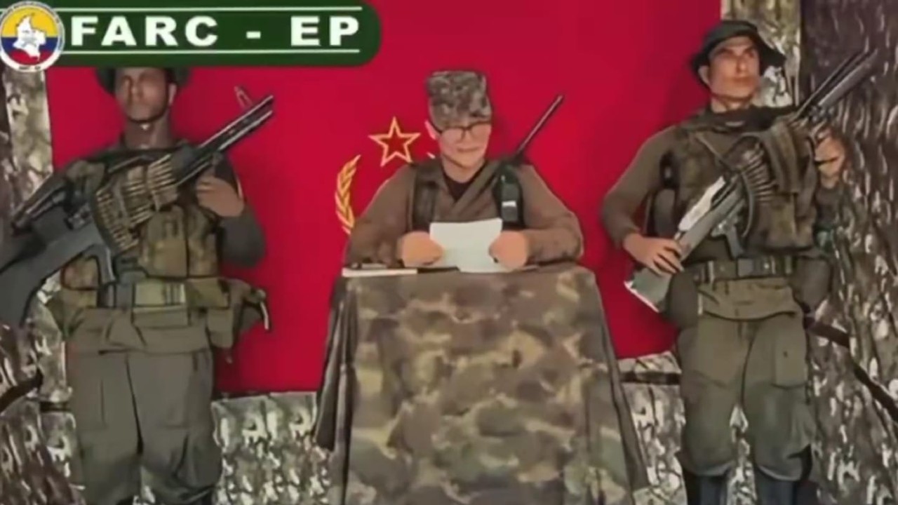 Alias Iván Mordisco reaparece en un video. Créditos: captura de pantalla