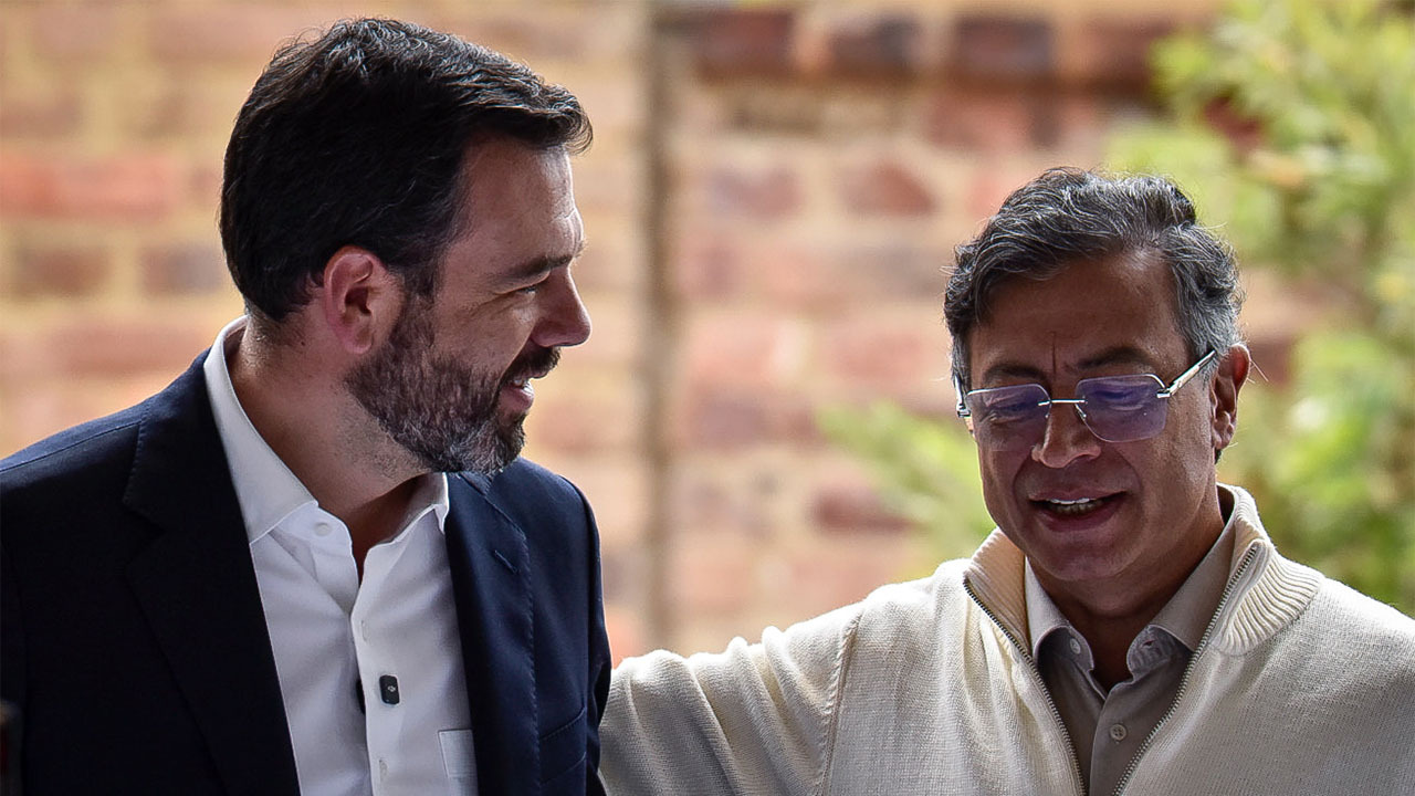 Carlos Fernando Galán y Gustavo Petro. Créditos: Colprensa