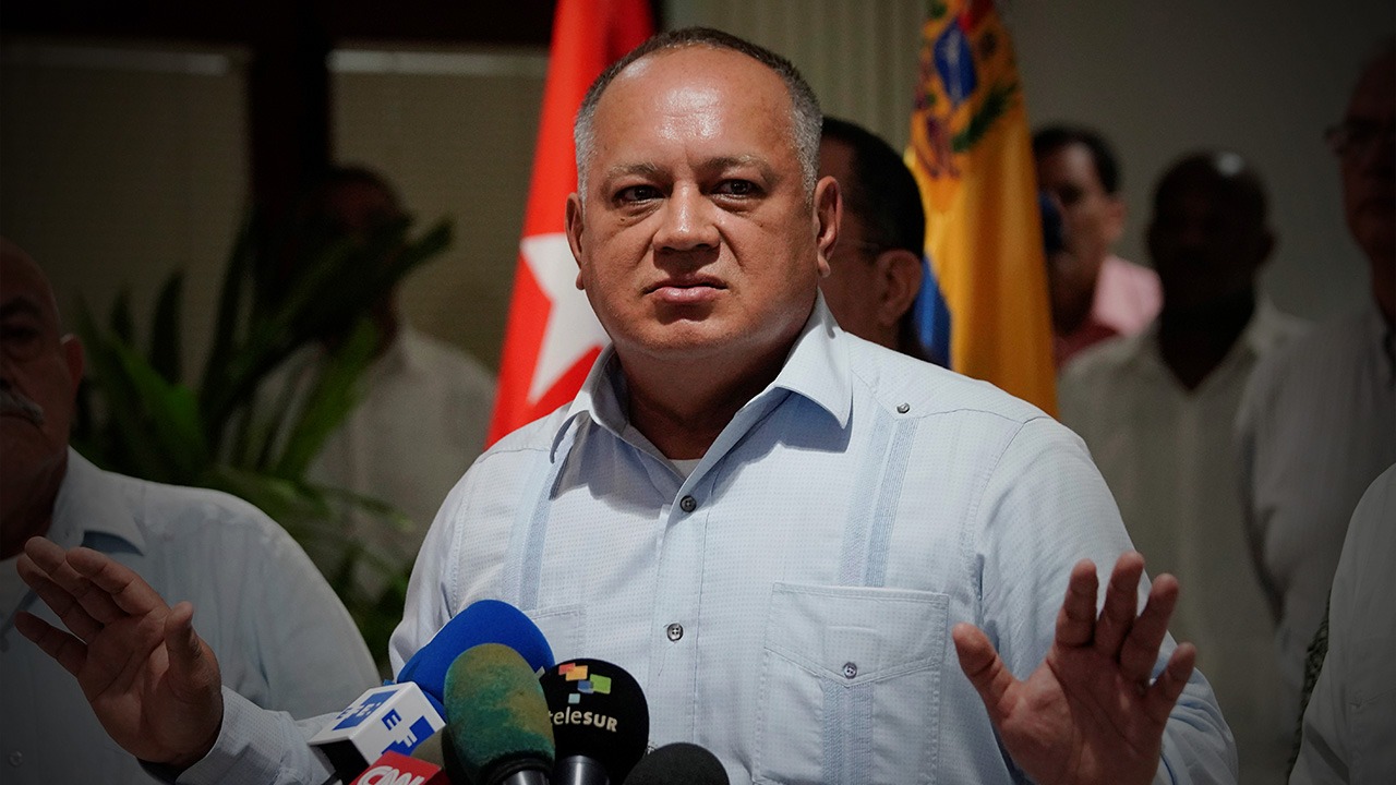 El considerado hombre fuerte del régimen, Diosdado Cabello. Foto: Reuters.