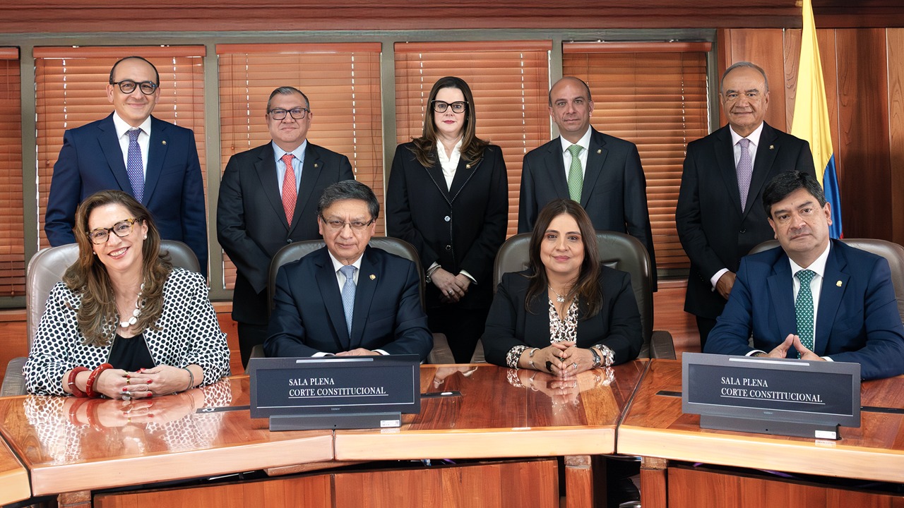 Sala Plena de la Corte Constitucional. Foto: Corte Constitucional.
