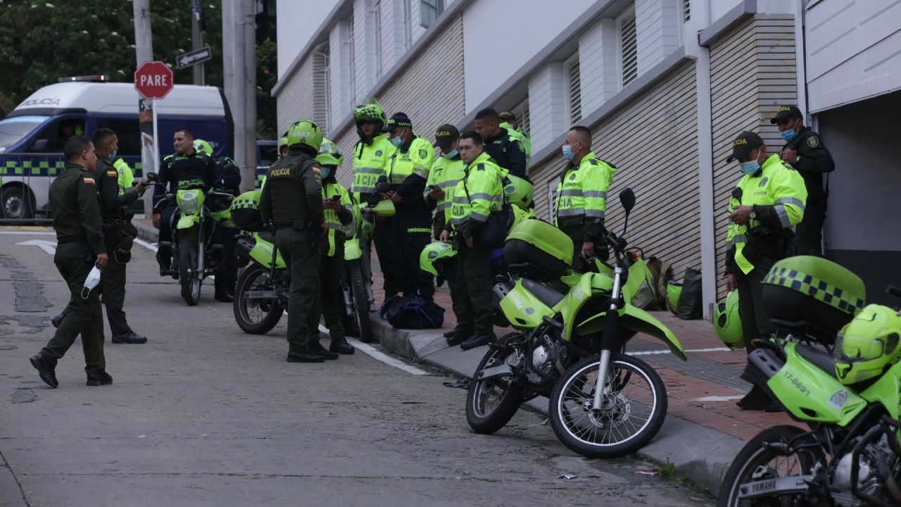 Un amplio dispositivo hicieron las autoridades donde se realizaba la grabación de la serie Sin Senos Si hay  paraiso,