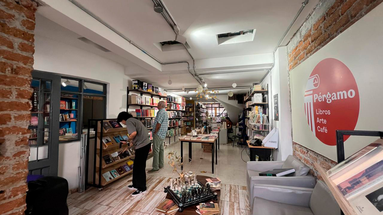 Librería Pérgamo en Ibagué, en el barrio La Macarena. Créditos: Pérgamo.