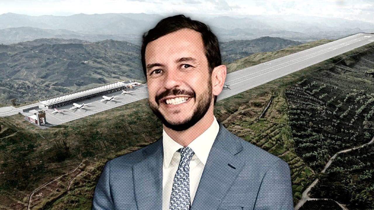 Fernando Merchán, gerente del patrimonio autónomo de Aerocafé. Composición Kim Vega.