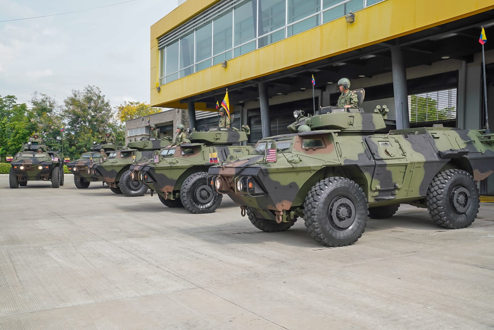 Los nuevos vehículos harán parte de las operaciones militares en zonas de conflicto.