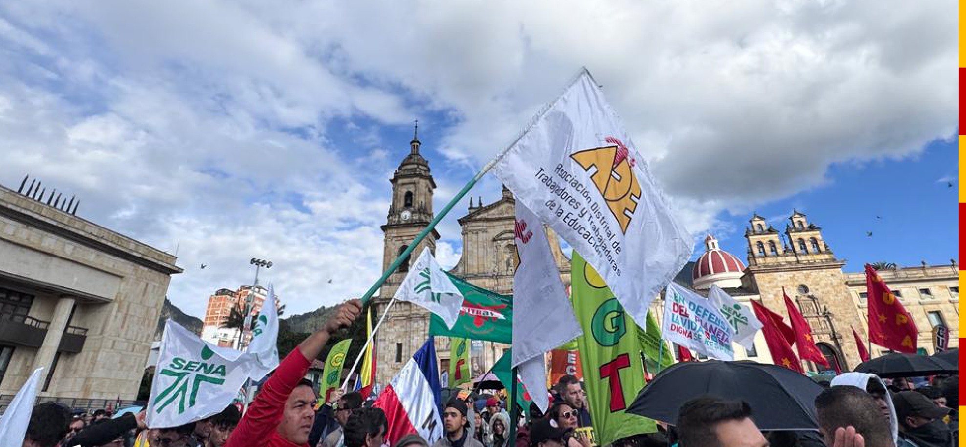 Paro de docentes en Bogotá convocado por la ADE este 12 de marzo