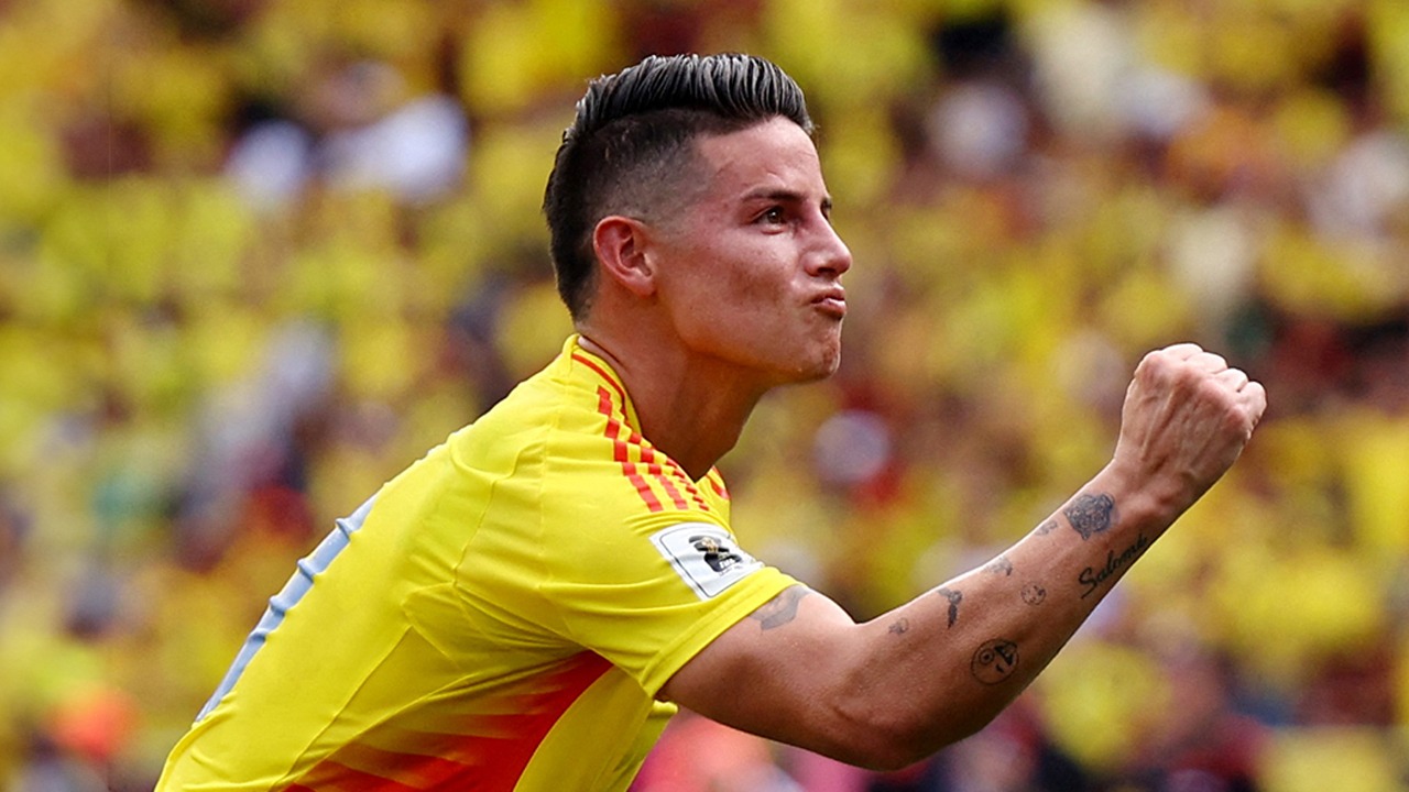 James Rodríguez en la Selección Colombia. Créditos: Colprensa