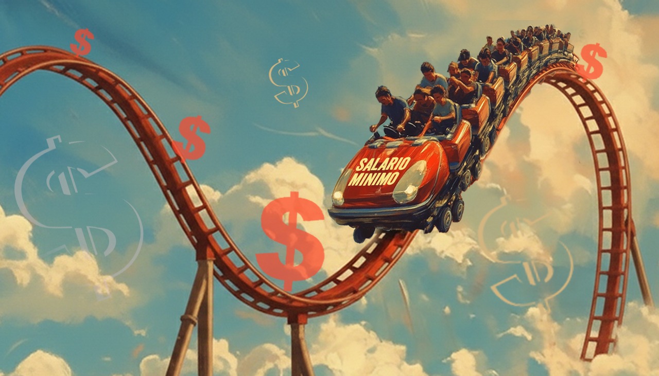 En la mañana del viernes, el alto tribunal suspendió provisionalmente el decreto que fijó el salario mínimo legal mensual vigente (smlmv) en 23,7 %. La decisión modifica la ruta de la campaña. Fotoilustración: Yamith Mariño