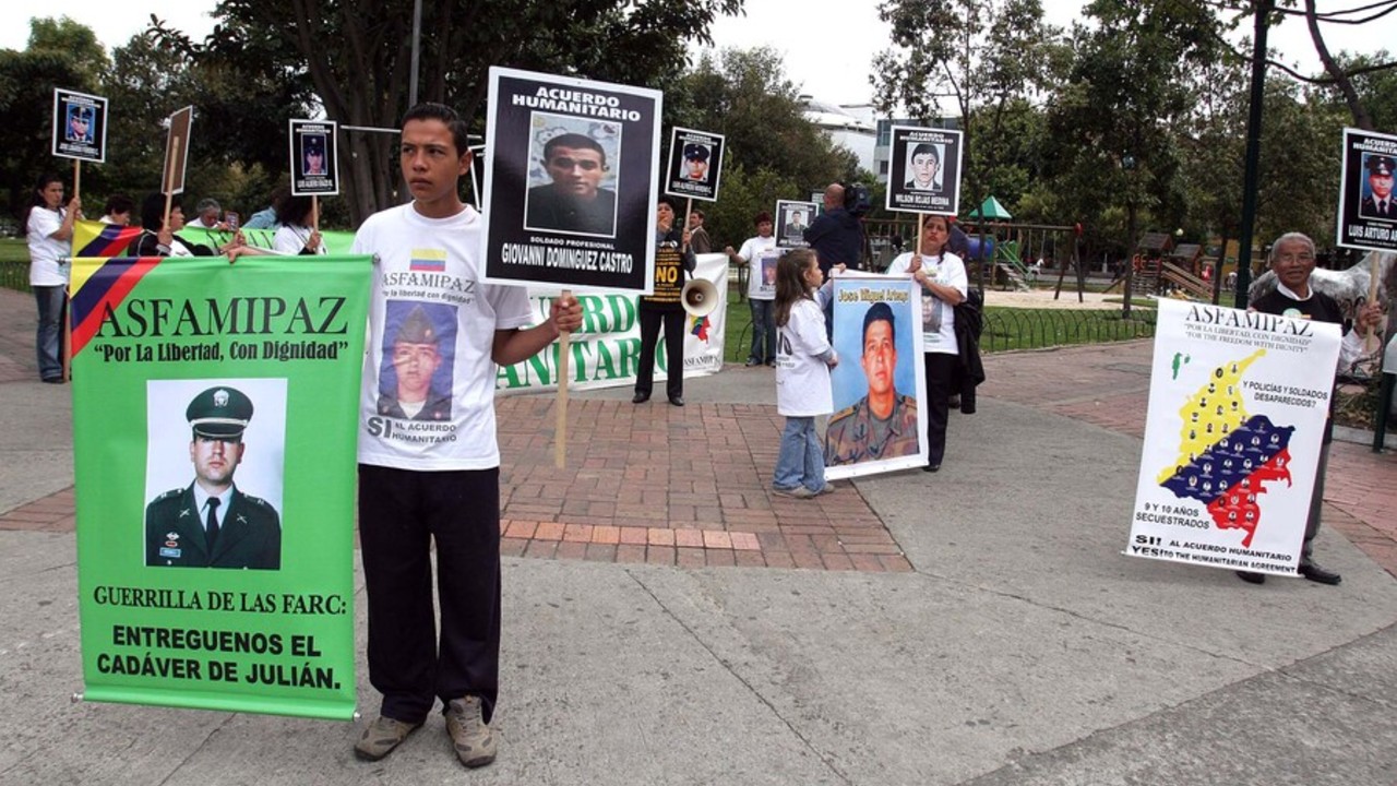 Marchas contra el secuestro. Créditos: Colprensa