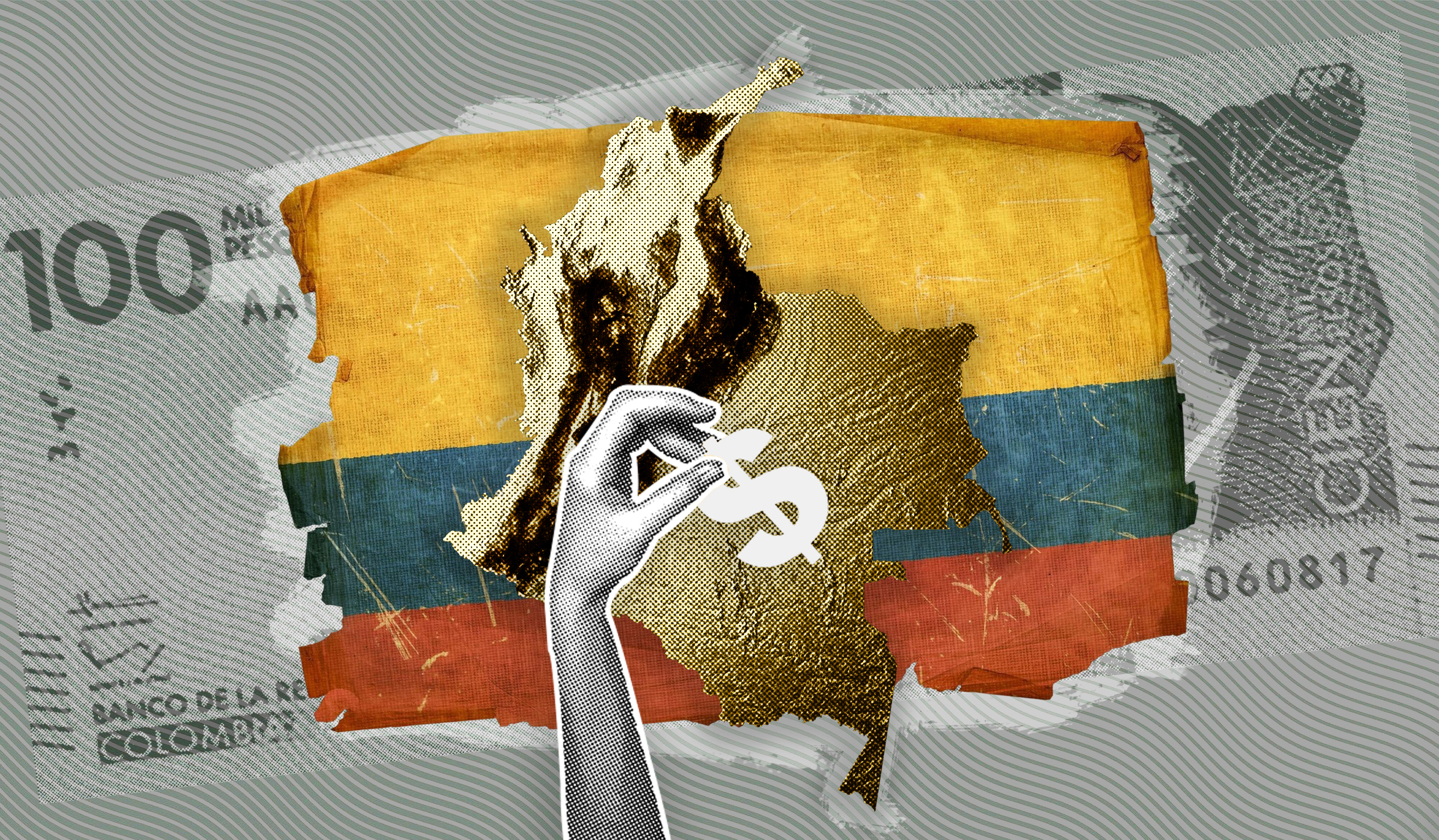 El salario mínimo por regiones ya existió en Colombia a mediados del siglo XX. Crédito imagen: CAMBIO / Fotoilustración Yamith Mariño.