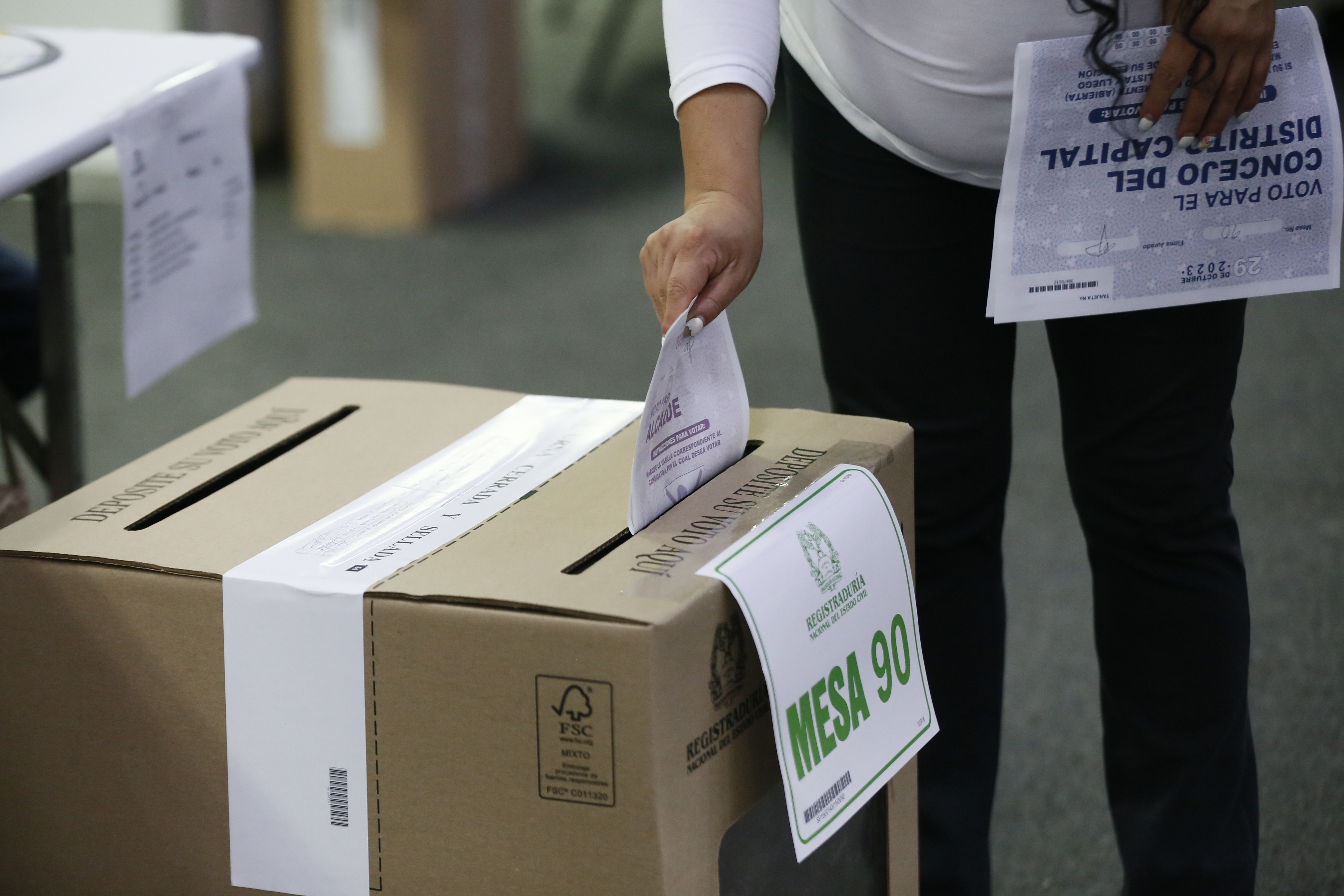 Más de la mitad de los colombianos no votó en las elecciones legislativas, pese a que la participación aumentó frente a 2022