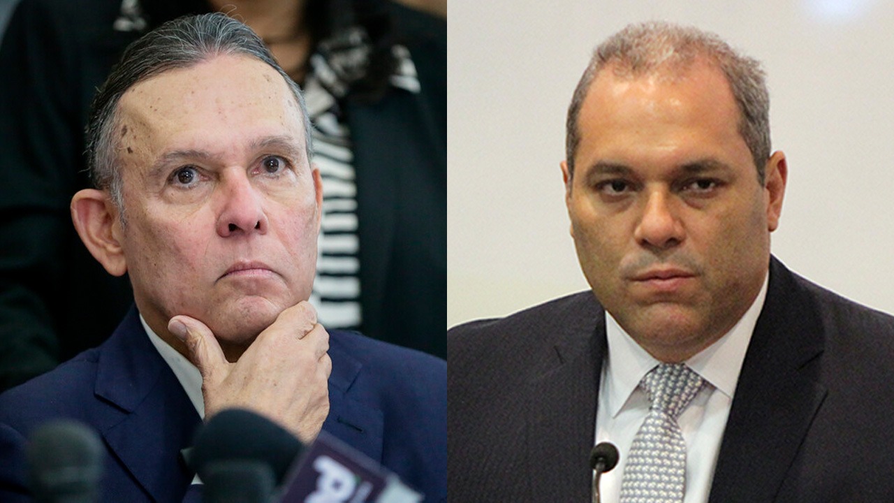 Efraín Cepeda y José David Name, dos de los políticos que fracasaron en su intento de seguir en el Congreso. Foto Colprensa.