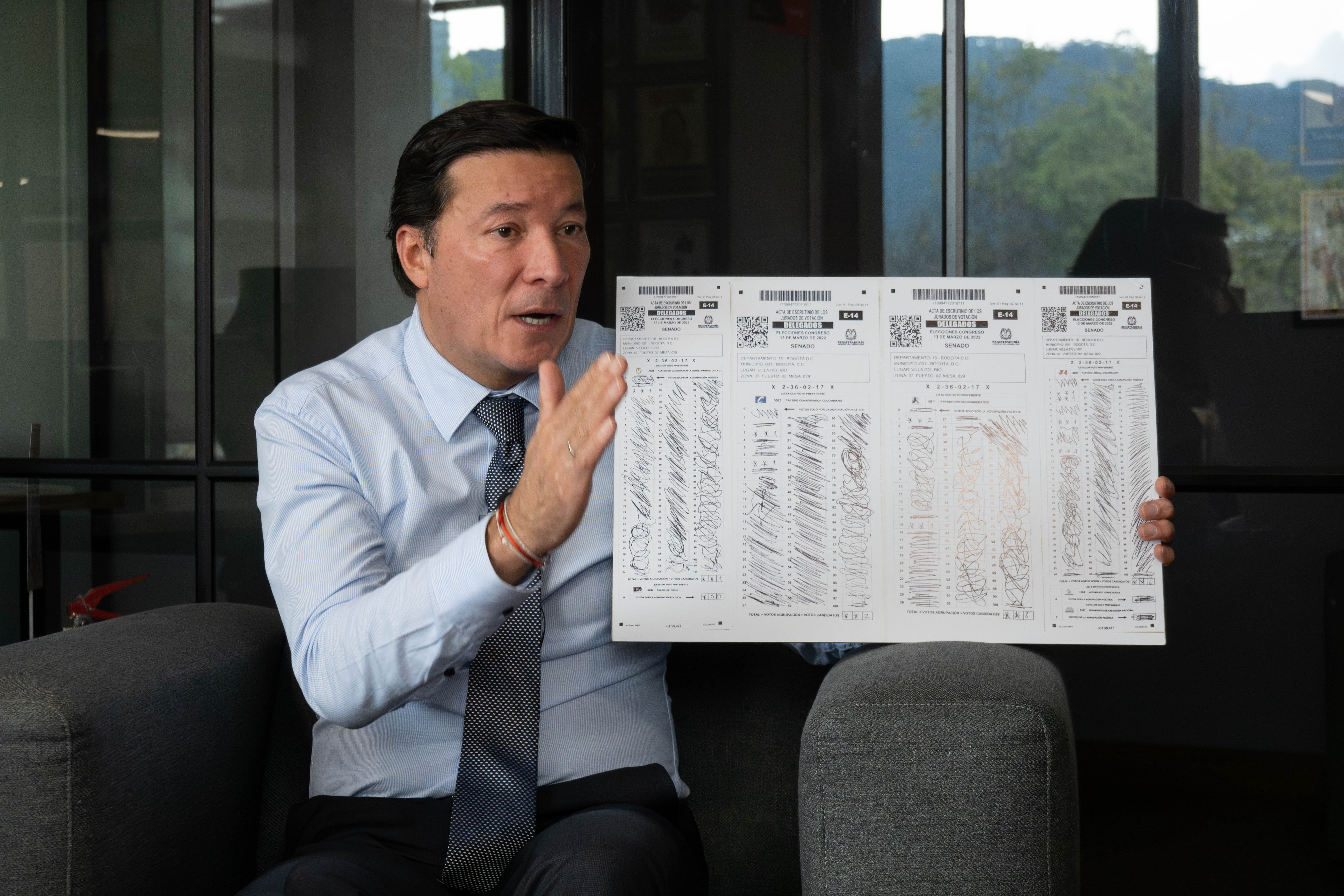 Hernán Penagos, registrador nacional del Estado Civil. | Crédito: Pablo David G. - CAMBIO