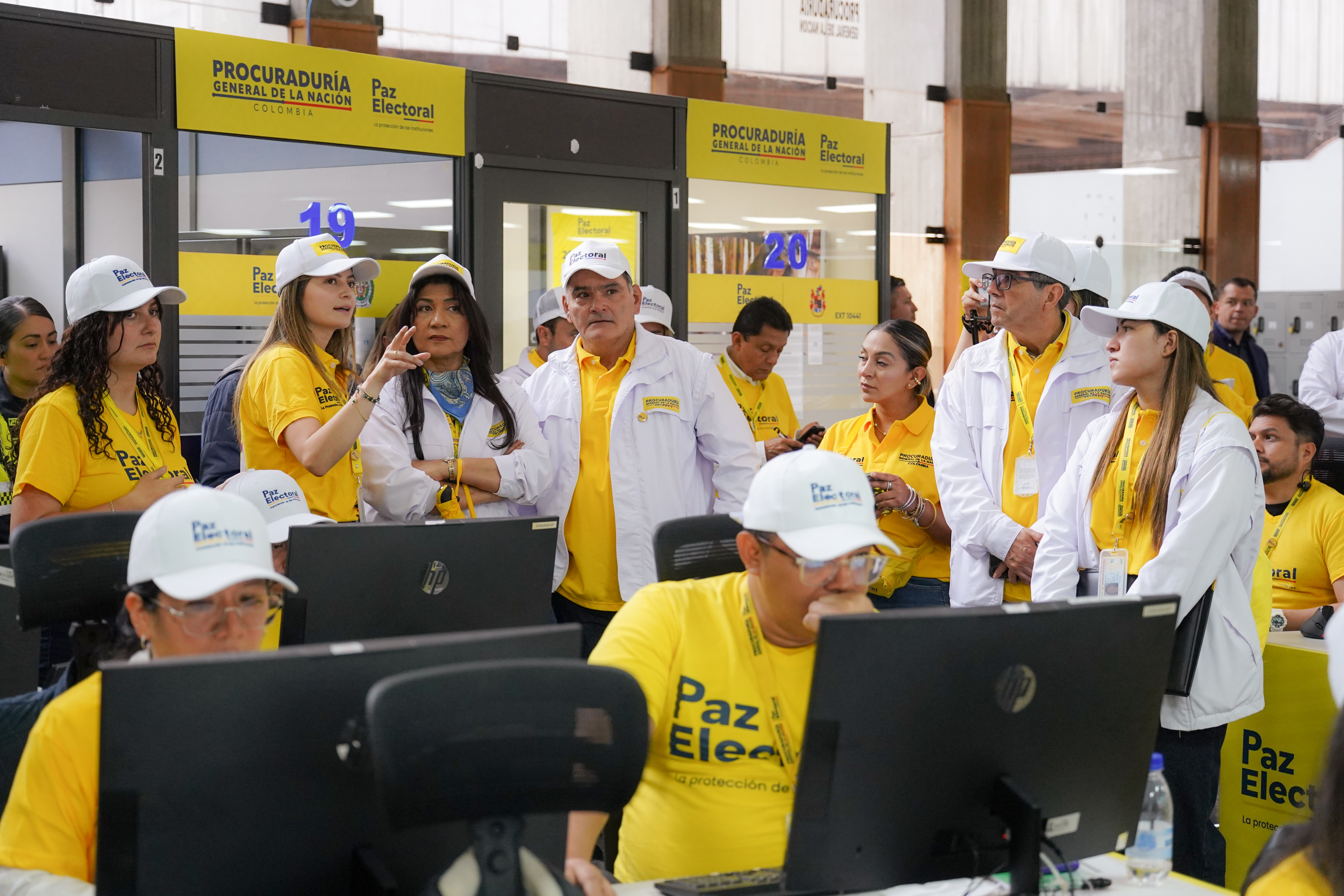 El propósito es claro: blindar las elecciones y protegerlas de cualquier riesgo que afecte la democracia. FOTO: Procuraduría General de la Nación.